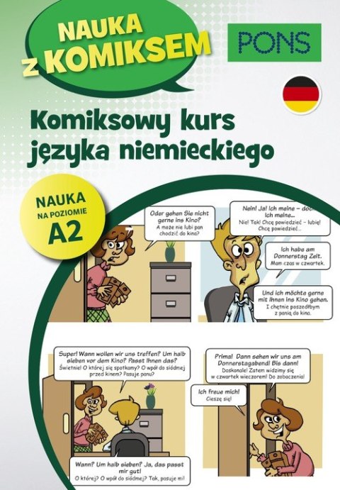 Komiksowy kurs języka niemieckiego Poziom A2 wyd.2 PONS