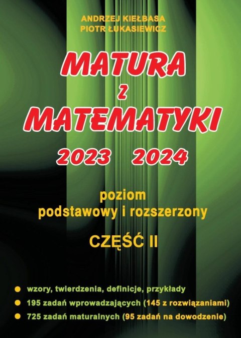 Matura z matematyki 2023 2024 część 2 poziom podstawowy i rozszerzony