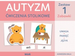 Autyzm ćwiczenia stolikowe zestaw 1