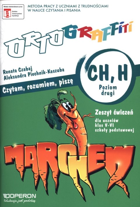 Ortograffiti zeszyt ćwiczeń ch h klasa 5-6 poziom 2