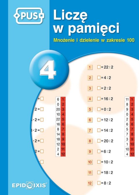 PUS Liczę w pamięci mnożenie i dzielenie w zakresie 100 część 4