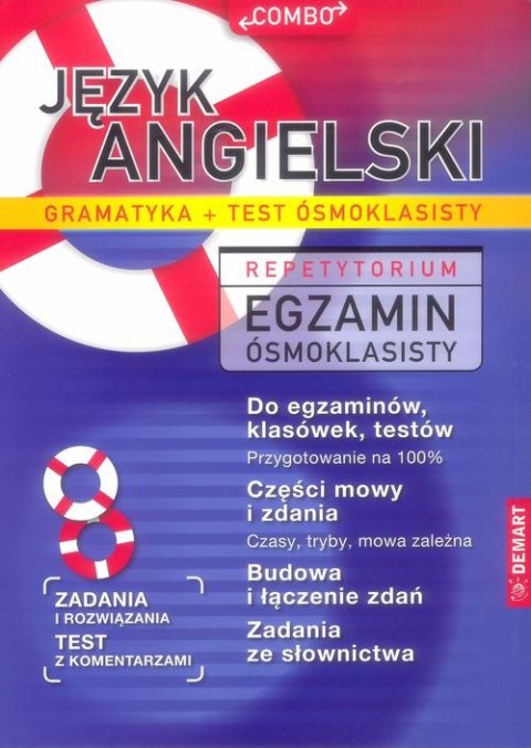 Język angielski. Gramatyka. Repetytorium. Egzamin ósmoklasisty. Combo wyd. 2023/2024