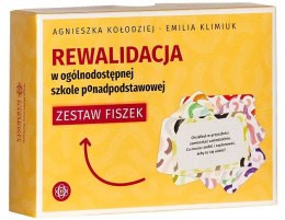 Rewalidacja w ogólnodostępnej szkole ponadpodstawowej Zestaw fiszek