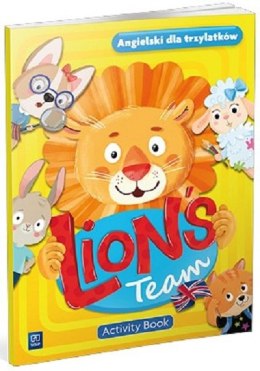 Język angielski Lion's Team Activity Book dla Trzylatków