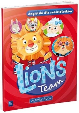 Język angielski Lion's Team Activity Book przedszkole Sześciolatka