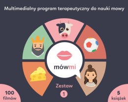 Multimedialny program terapeutyczny do nauki mowy MÓWMI Zestaw 1