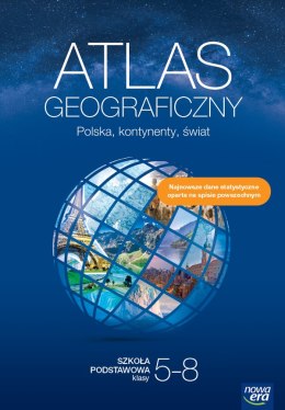 Geografia atlas Polska kontynenty świat klasy 5-8 szkoła podstawowa EDYCJA 2023-2025
