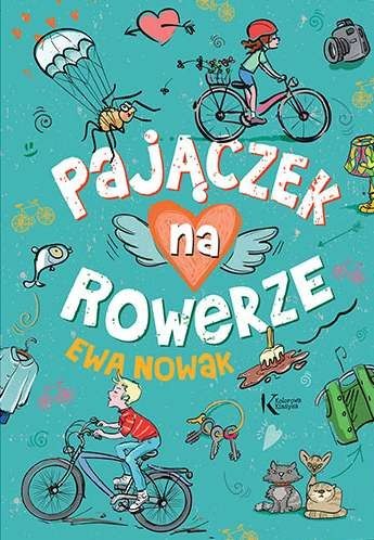 Pajączek na rowerze. Kolorowa klasyka