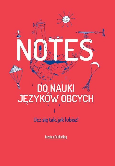 Notes do nauki języków obcych (czerwony)