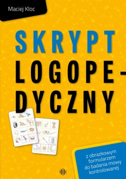 Skrypt logopedyczny z obrazkowym formularzem do badania mowy kontrolowanej