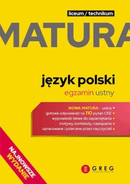 Język polski. Egzamin ustny. Matura 2024