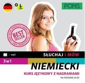 Słuchaj i mów PONS niemiecki A1/B1 3w1 z nagraniami w.2