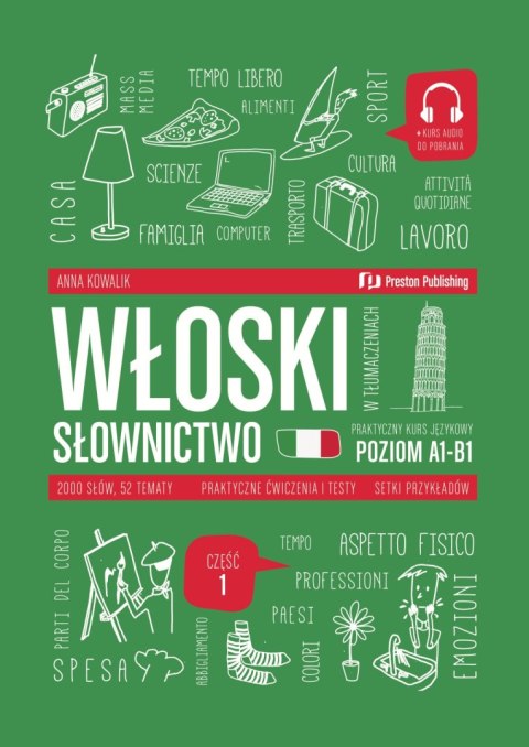 Włoski w tłumaczeniach. Słownictwo poziom A1-B1