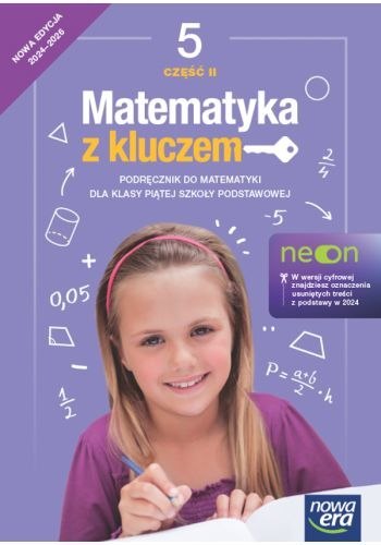 Matematyka z kluczem NEON podręcznik dla klasy 5 część 2 szkoły podstawowej EDYCJA 2024-2026