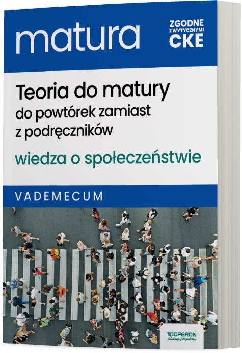 Matura 2025 Wiedza o społeczeństwie vademecum zakres rozszerzony