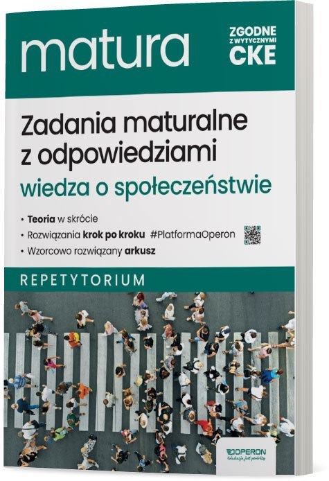 Matura 2025 Wiedza o społeczeństwie repetytorium zakres rozszerzony