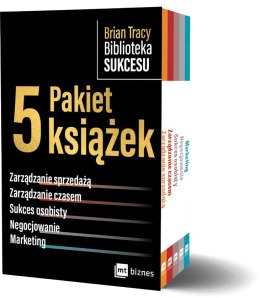 Pakiet Brian Tracy Biblioteka Sukcesu. Zarządzanie sprzedażą / Zarządzanie czasem / Sukces osobisty / Negocjowanie / Marketing 