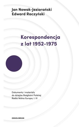 Korespondencja z lat 1952-1975 dokumenty i materiały do dziejów rozgłośni polskiej radia wolna Europa