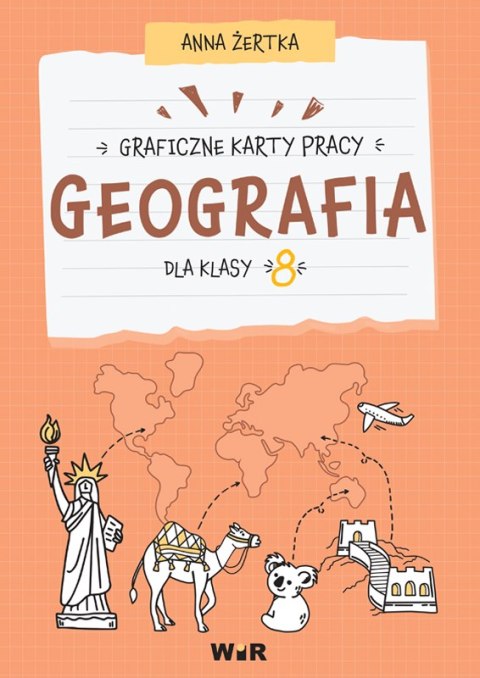 Geografia graficzne karty pracy dla klasy 8