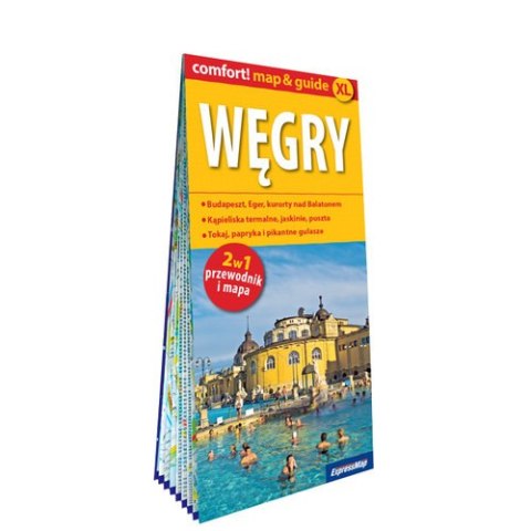 Węgry map&guide XL PL laminat 2024