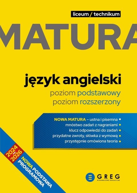 Język angielski. Matura. Poziom podstawowy i rozszerzony. Repetytorium maturalne wyd. 2025
