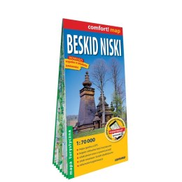 Beskid Niski mapa turystyczna 1:70 000 laminat 2023