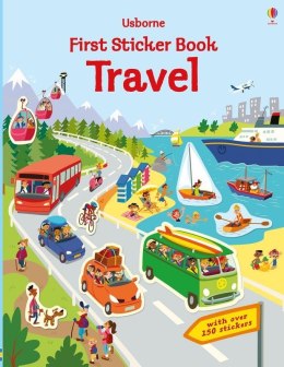 First Sticker Book Travel wer. angielska