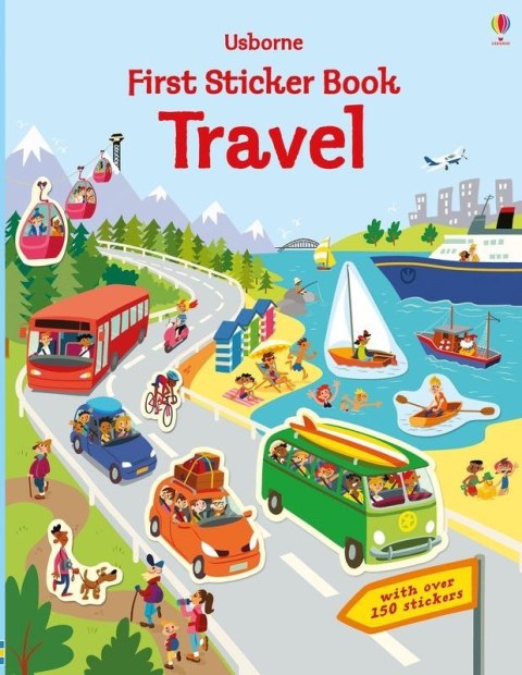 First Sticker Book Travel wer. angielska