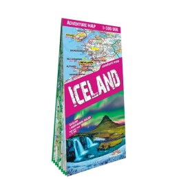 Iceland adventure map 1:500 000 laminat 2023