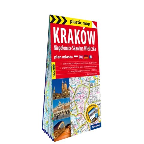 Kraków plan miasta 1:22 000 foliowana 2024