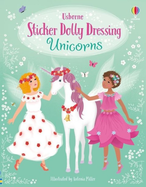 Sticker Dolly Dressing Unicorns wer. angielska