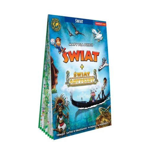 Świat Antyczny mapa dla dzieci PL XXL laminat