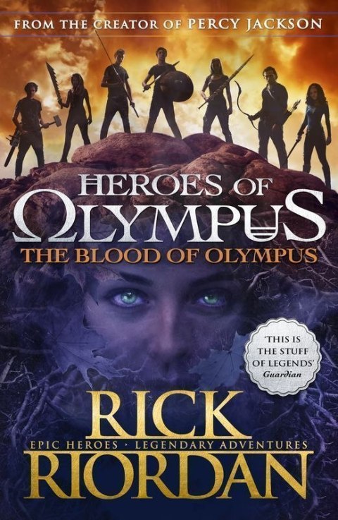The blood of Olympus. Heroes of Olympus. Book 5 wer. angielska