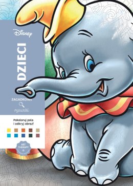 Dzieci. Art therapy. Kolorowanka antystresowa. Disney. Zagadkowe rysunki