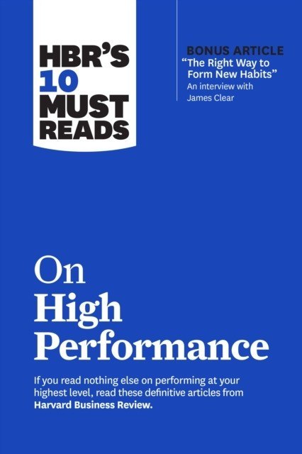HBR's 10 Must Reads On High Performance wer. angielska