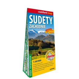 Sudety Zachodnie mapa turystyczna 1:60 000 laminat 2025