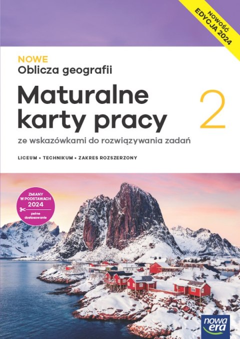 Nowa Geografia Oblicza geografii maturalne karty pracy 2 liceum i technikum zakres rozszerzony EDYCJA 2025