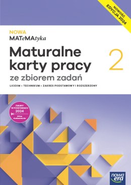 Nowa Matematyka 2 maturalne karty pracy zakres rozszerzony EDYCJA 2025