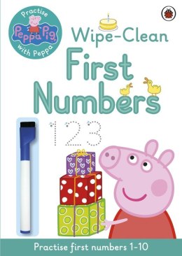 Wipe-Clean First Numbers. Peppa Pig wer. angielska