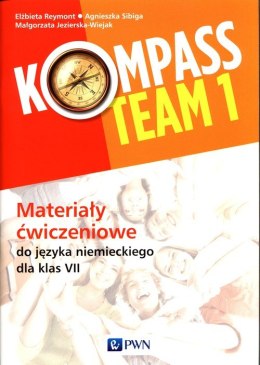 Kompass Team 1 Materiały ćwiczeniowe do języka niemieckiego dla klas 7 Szkoła podstawowa