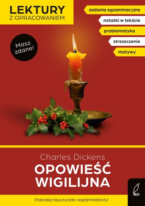Opowieść wigilijna. Lektury szkolne z opracowaniem