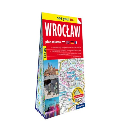 Wrocław plan miasta 1:22 500 papier 2025