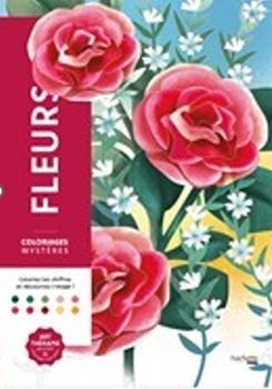 Kwiaty. Zagadkowe rysunki. Kolorowanka antystresowa. Art therapy