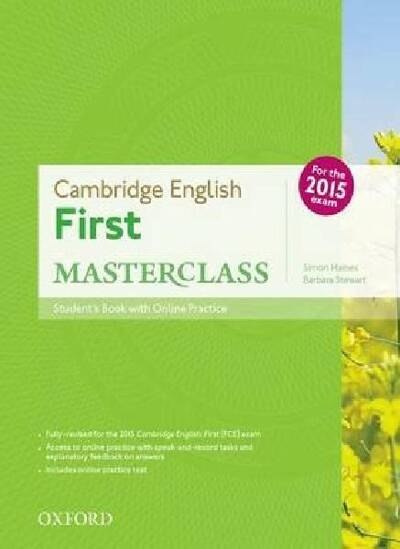 Cambridge English First Masterclass SB & Online Practice PK 2015