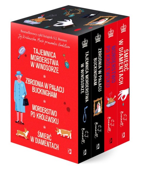 Pakiet Tajemnica morderstwa w Windsorze / Zbrodnia w pałacu Buckingham / Morderstwo po królewsku / Śmierć w diamentach