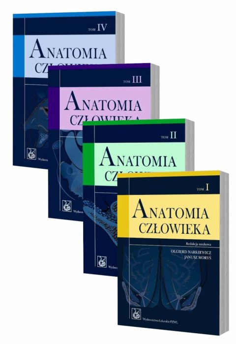 Anatomia człowieka podręcznik dla studentów. Tomy 1-4