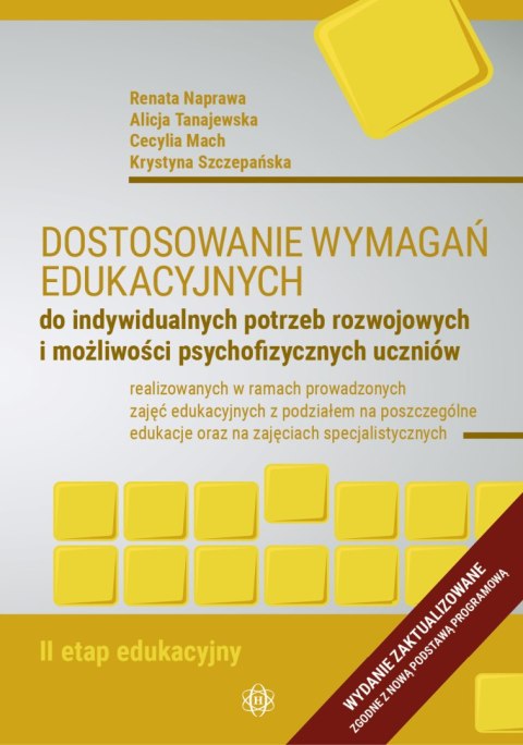 Dostosowanie wymagań edukacyjnych II etap edukacyjny