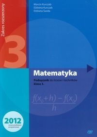 Matematyka podręcznik dla klasy 3 liceum i technikum zakres rozszerzony mar3