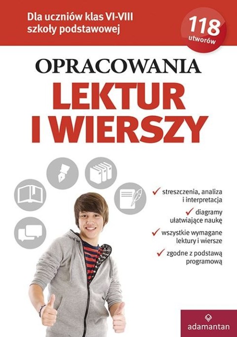 Opracowania lektur i wierszy. Dla uczniów klas VI-VII szkoły podstawowej