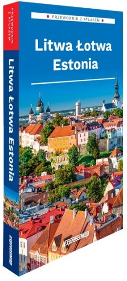 Litwa Łotwa Estonia Przewodnik z atlasem 2026